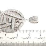 Pave Diamond Custom Made Gas Game Pendant 64003 - Image 8