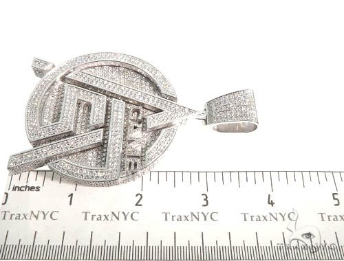 Pave Diamond Custom Made Gas Game Pendant 64003 - Image 8
