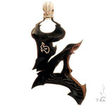 Pave Diamond Custom New Jersey Devil Pendant 64017 - Image 5
