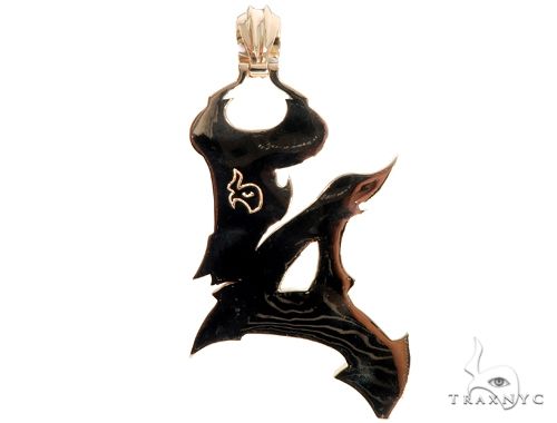 Pave Diamond Custom New Jersey Devil Pendant 64017 - Image 5