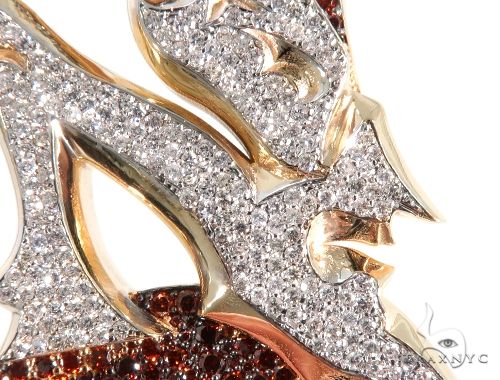 Pave Diamond Custom New Jersey Devil Pendant 64017 - Image 7