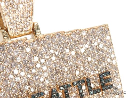 Pave Diamond Custom Seattle Pendant 64016 - Image 4