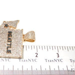 Pave Diamond Custom Seattle Pendant 64016 - Image 7