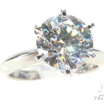 Pave Diamond Engagement Solitaire Ring 44597 - Image 1