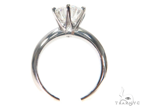 Pave Diamond Engagement Solitaire Ring 44597 - Image 6