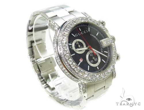 Pave Diamond Gucci Watch 39584 - Image 5