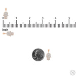 Pave Diamond Hamsa Pendant - Small 70800 - Image 7