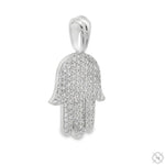 Pave Diamond Hamsa Pendant 70802 - Image 2