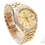 Pave Diamond Rolex Day Date Watch 41412 - Image 4
