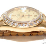 Pave Diamond Rolex Day Date Watch 41412 - Image 7