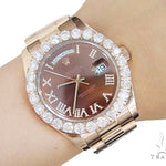 Pave Diamond Rolex Day Date II Watch 42349 - Image 11