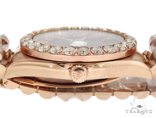 Pave Diamond Rolex Day Date II Watch 42349 - Image 7