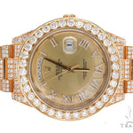 Pave Diamond Rolex Day Date Watch 42350 - Image 4