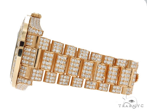 Pave Diamond Rolex Day Date Watch 42350 - Image 9