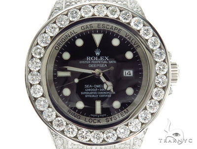Pave Diamond Rolex Deepsea Watch 42352 - Image 1