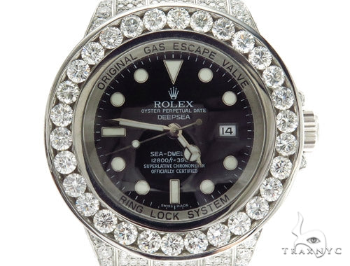 Pave Diamond Rolex Deepsea Watch 42352 - Image 1