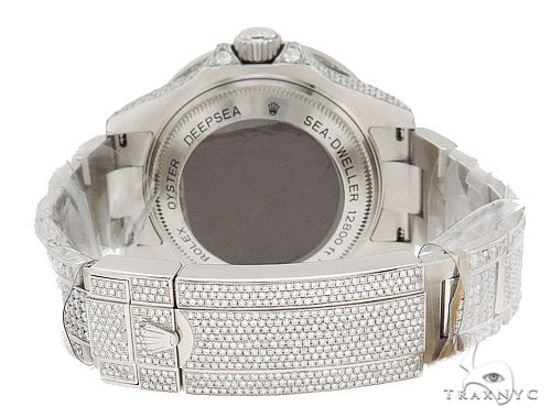 Pave Diamond Rolex Deepsea Watch 42352 - Image 10
