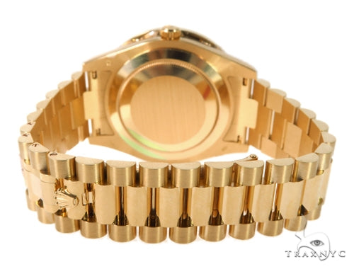 Pave Diamond Rolex Oyster Perpetual Day-Date Watch 49178 - Image 9