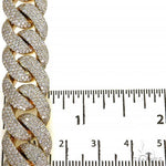 Pave Diamond Solid Miami Cuban 24 Inches 15.5mm   68240 - Image 8