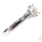 Pave Diamond Solitaire Engagement Ring 44605 - Image 4