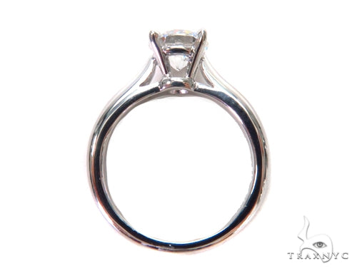 Pave Diamond Solitaire Engagement Ring 44605 - Image 6