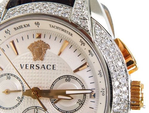 Pave Diamond Versace Watch M9A99D002 S497 37409 - Image 4