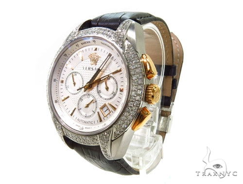 Pave Diamond Versace Watch M9A99D002 S497 37409 - Image 5