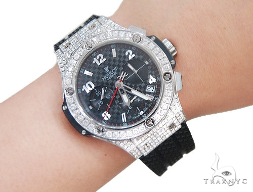 Pave Diamond Hublot Watch 42333 - Image 9