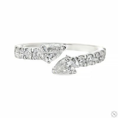 Pear Shape Bypass Diamond Ring 70847 - Image 1