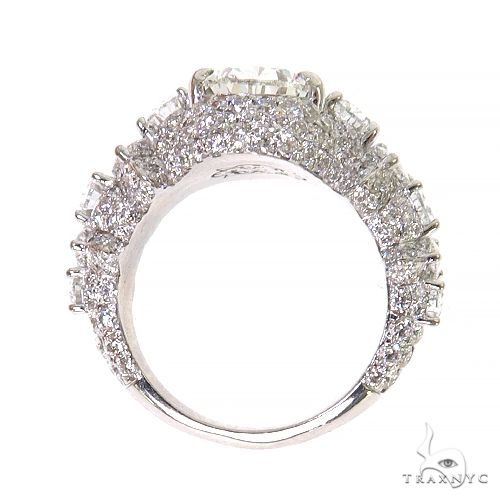 Pear Shape Diamond Engagement Ring (Lab) 68460 - Image 5