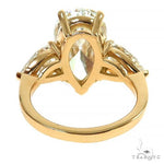 Pear Shape Diamond Engagement Ring (Lab) 69647 - Image 4