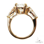 Pear Shape Diamond Engagement Ring (Lab) 69647 - Image 5