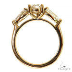 Pear Shape Diamond Engagement Ring (Lab) 69648 - Image 5