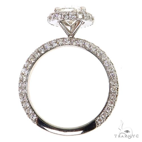 Pear Shape Halo Diamond Engagement Ring 68835 - Image 5