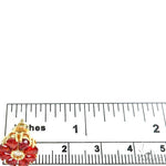 Pear Shape Red Sapphire Earrings 67040 - Image 4