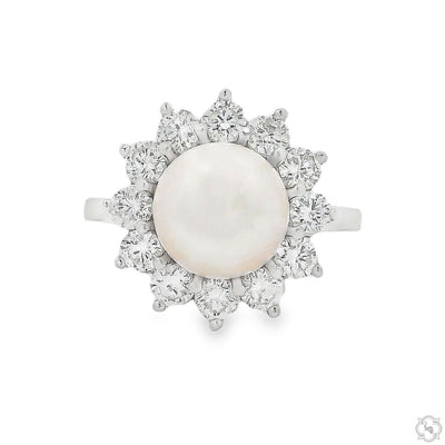 Pearl Radiance Ring .925 Silver 70860 - Image 1