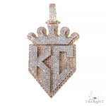 Custom Made 'KC' Diamond Pendant 67997 - Image 1