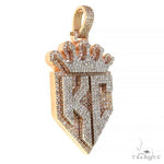 Custom Made 'KC' Diamond Pendant 67997 - Image 2