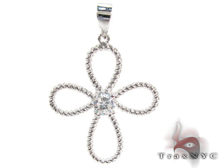 Petal Diamond Cross Crucifix 27110 - Image 1