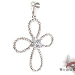 Petal Diamond Cross Crucifix 27110 - Image 2