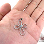 Petal Diamond Cross Crucifix 27110 - Image 4