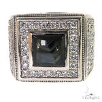 Phantom Black Star Sapphire Diamond Ring 69233 - Image 2