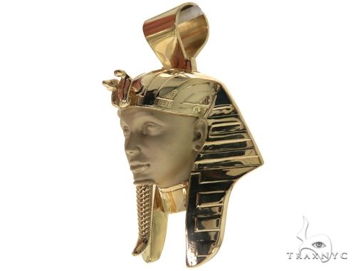 14K Pharaoh King Tut Pendant 63270 - Image 10