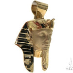 14K Pharaoh King Tut Pendant 63270 - Image 2