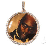 14K Gold Custom Photo Pendant 2 Inches 64171 - Image 1