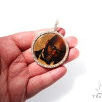 14K Gold Custom Photo Pendant 2 Inches 64171 - Image 4
