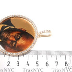 14K Gold Custom Photo Pendant 2 Inches 64171 - Image 5