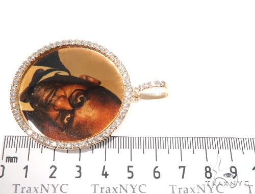 14K Gold Custom Photo Pendant 2 Inches 64171 - Image 5