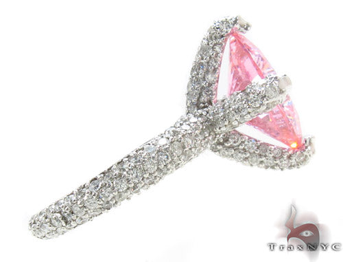 Pink CZ Diamond Ring 34568 - Image 5