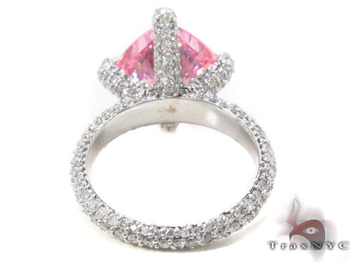 Pink CZ Diamond Ring 34568 - Image 7